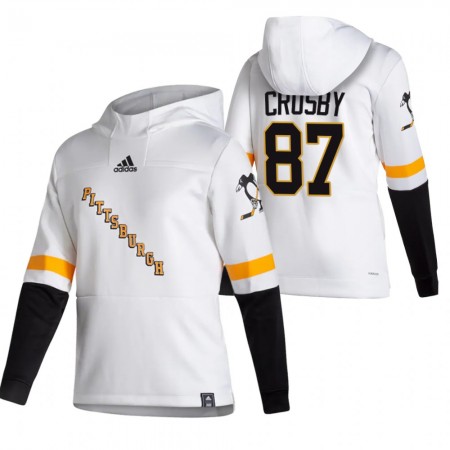 Pittsburgh Penguins Sidney Crosby 87 2020-2021 Reverse Retro Pullover Hooded Sweatshirt - Herre